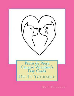 Book cover for Perro de Presa Canario Valentine's Day Cards