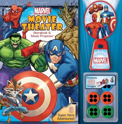 Book cover for Marvel Movie Theater Storybook & Movie Projector