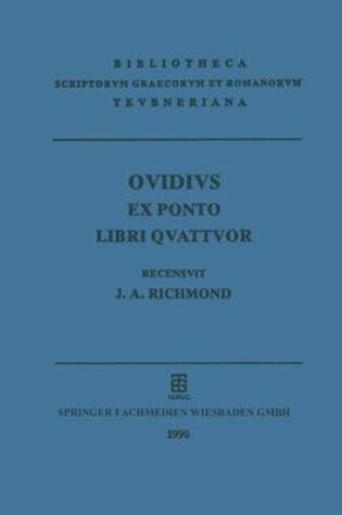 Cover of P. Ovidi Nasonis Ex Ponto Libri Qvattvor