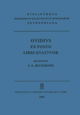 Book cover for P. Ovidi Nasonis Ex Ponto Libri Qvattvor