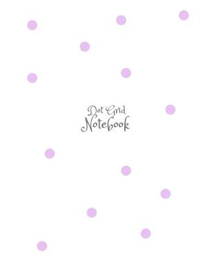 Book cover for Purple Pastel Stylish Modern Dotted Notebook, Dot Grid Sketcher (8.5 x 11) Large Journal