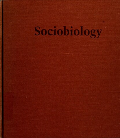 Cover of Sociobiology