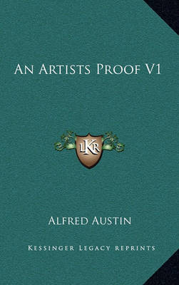 Book cover for An Artists Proof V1
