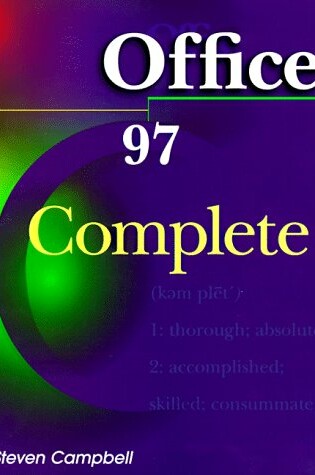 Cover of Office 97 Complete