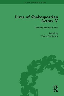 Book cover for Lives of Shakespearian Actors, Part V, Volume 1