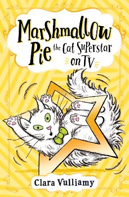 Book cover for Marshmallow Pie The Cat Superstar On TV