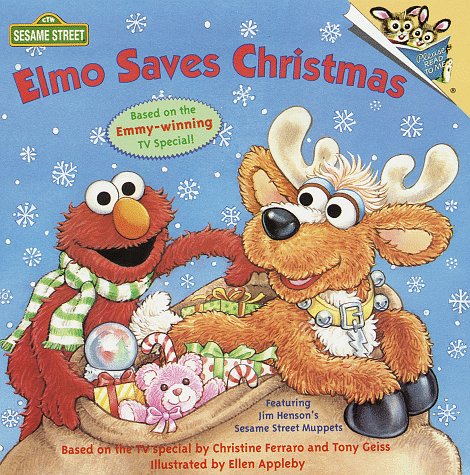 Book cover for Elmo Saves Christmas
