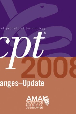 Cover of CPT Changes Archives 2008 Update Single User