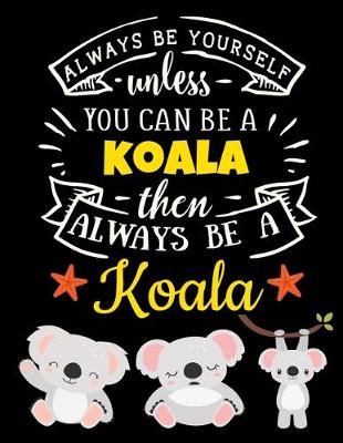 Cover of Koala Black Paper Notebook