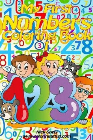 Cover of My First Numbers Coloring Book 1