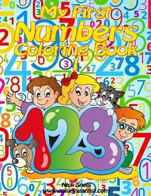 Book cover for My First Numbers Coloring Book 1