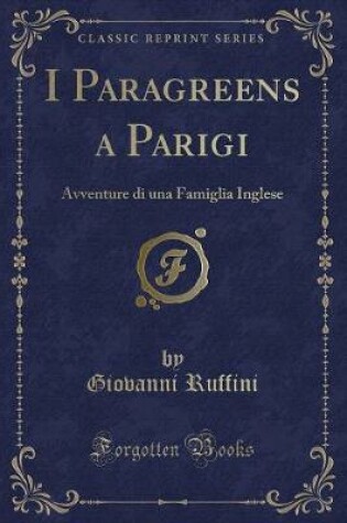 Cover of I Paragreens a Parigi