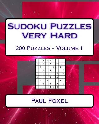 Cover of Sudoku Puzzles Very Hard Volume 1