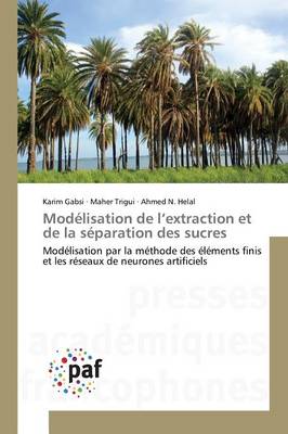 Cover of Modelisation de L Extraction Et de la Separation Des Sucres