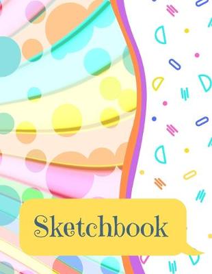 Book cover for Sketchbook for Kids - Large Blank Sketch Notepad for Practice Drawing, Paint, Write, Doodle, Notes - Cute Cover for Kids 8.5 x 11 - 100 pages Book 22