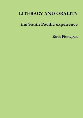 Book cover for LITERACY AND ORALITY the South Pacific experience