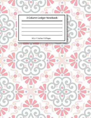 Book cover for 3 Column Ledger Notebook