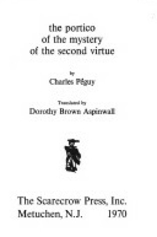 Cover of Portico of the Mystery of the Second Virtue