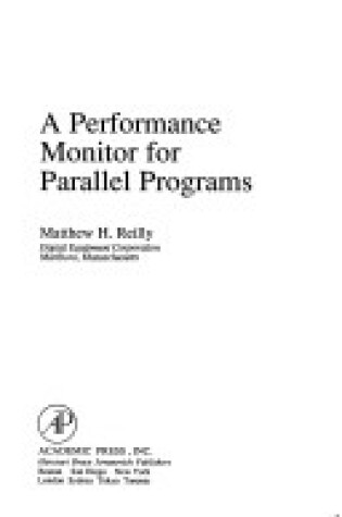 Cover of Performance Monitor for Parallel Programmes