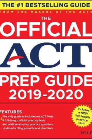 Cover of The Official ACT Prep Guide 2019-2020, (Book + 5 Practice Tests + Bonus Online Content)