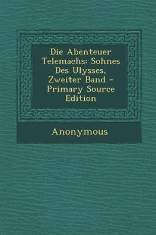 Cover of Die Abenteuer Telemachs