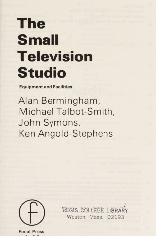 Cover of The Small Television Studio