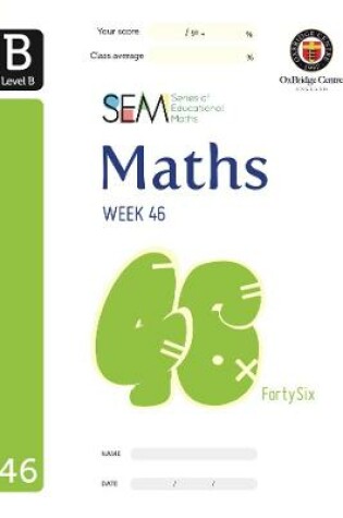 Cover of SEM Maths Level B Week 46