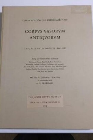 Cover of Corpus Vasorum Antiquorum - Fascicule 5