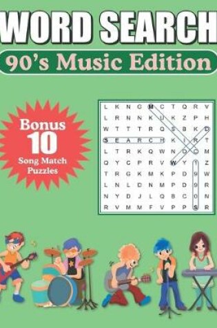 Cover of Word Search 90's Music Edition