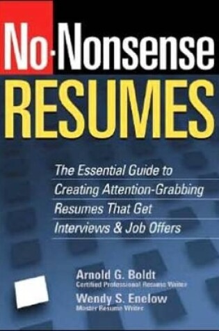 Cover of No-Nonsense Resumes