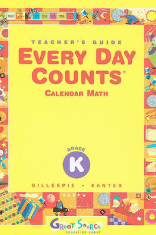 Cover of Every Day Counts Calendar Math, Grade K