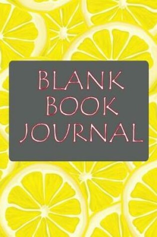 Cover of Blank Book Journal