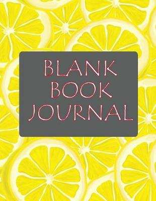 Book cover for Blank Book Journal