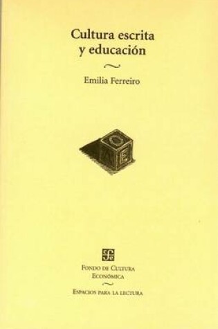 Cover of Cultura Escrita y Educacion