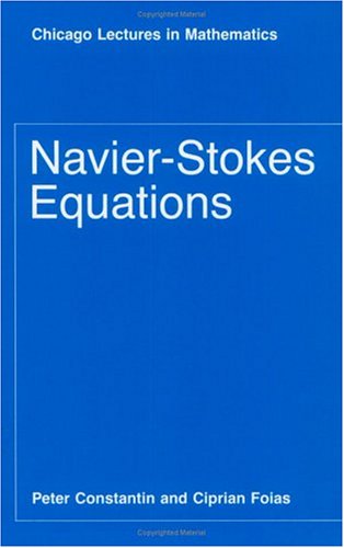 Cover of Constantin: Navier-Stokes Equations (Cloth)