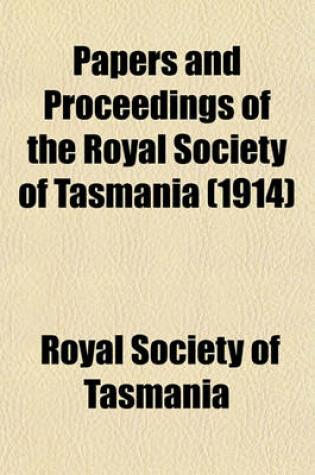 Cover of Papers and Proceedings of the Royal Society of Tasmania (1914)