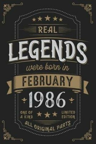 Cover of Real Legendes were born in February 1986