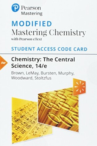 Cover of Modified Mastering Chemistry with Pearson Etext -- Standalone Access Card -- For Chemistry