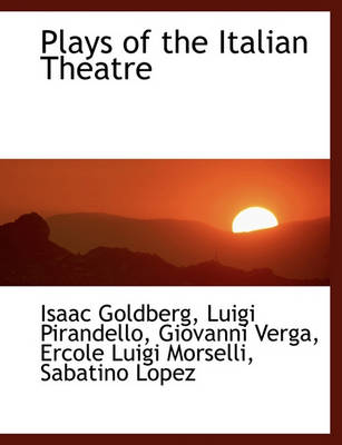 Book cover for Plays of the Italian Theatre