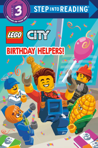 Book cover for Birthday Helpers! (LEGO City)