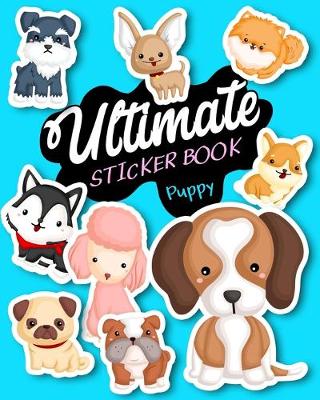 Book cover for Ultimate Sticker Book Puppy