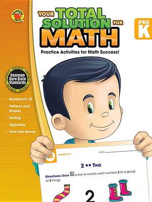 Book cover for Your Total Solution for Math, Grade Pk