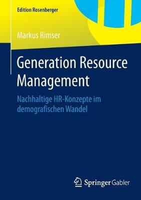 Book cover for Generation Resource Management