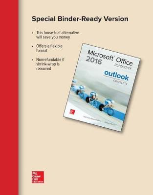 Book cover for Looseleaf for Microsoft Office Outlook 2016 Complete: In Practice