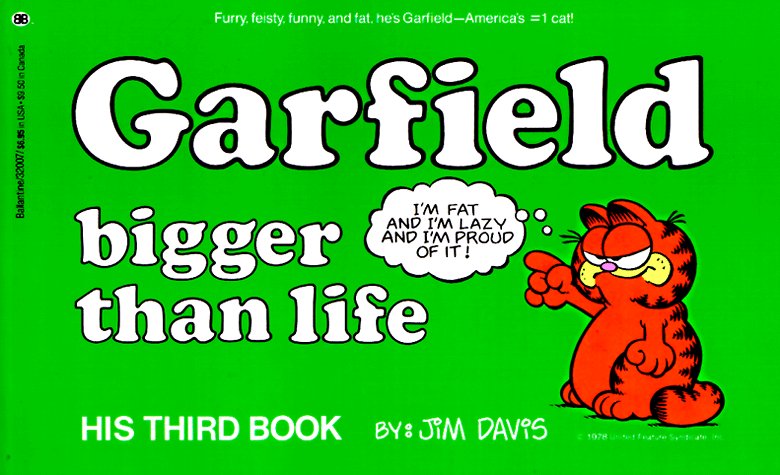 Book cover for Garfield Bigger Than Life