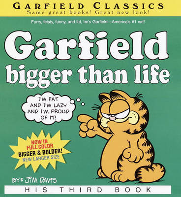 Book cover for Garfield Bigger Than Life