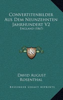 Book cover for Convertitenbilder Aus Dem Neunzehnten Jahrhundert V2