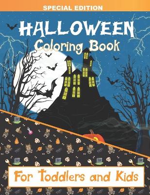 Book cover for Halloween Coloring Book for Toddlers and Kids