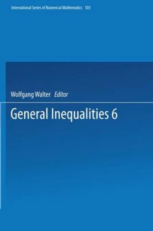 Cover of General Inequalities 6