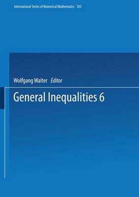 Book cover for General Inequalities 6